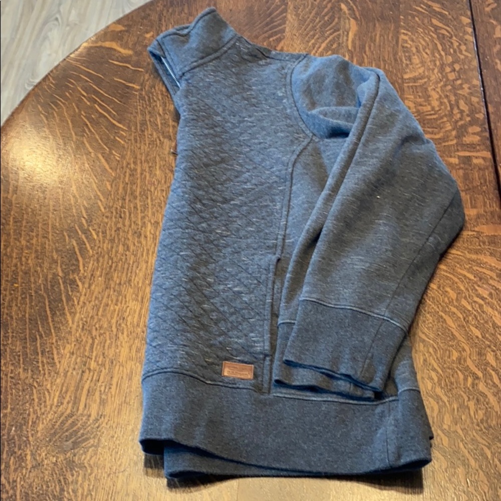 LL bean quilted 1/4 zip